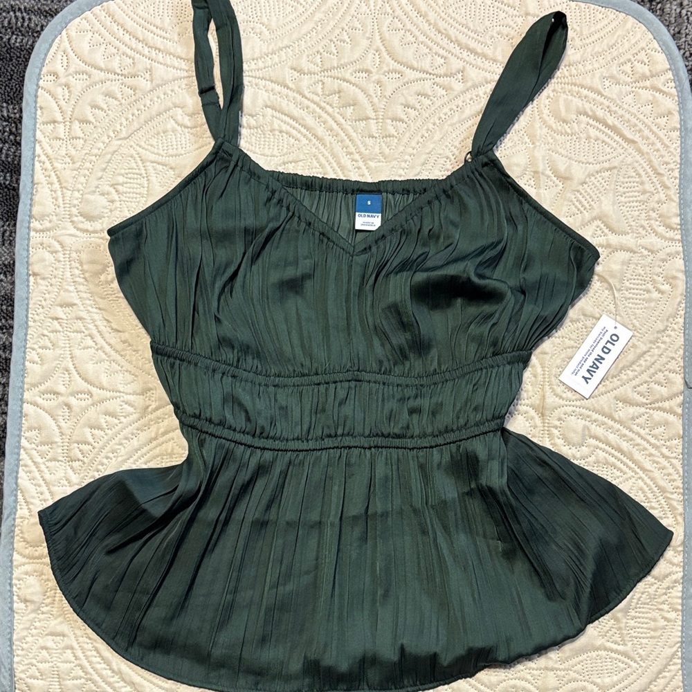 Old Navy Dark Green Camisole Top